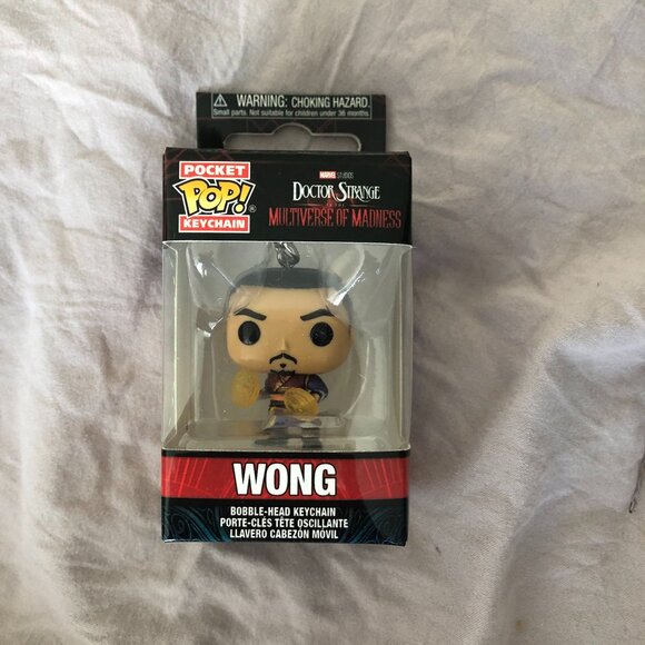Marvel Studios' Doctor Strange in the Multiverse of Madness Pop! Keychain - Wong - Picture 1 of 5